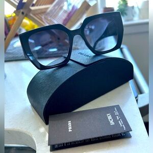 Prada Black Sunglasses with Case